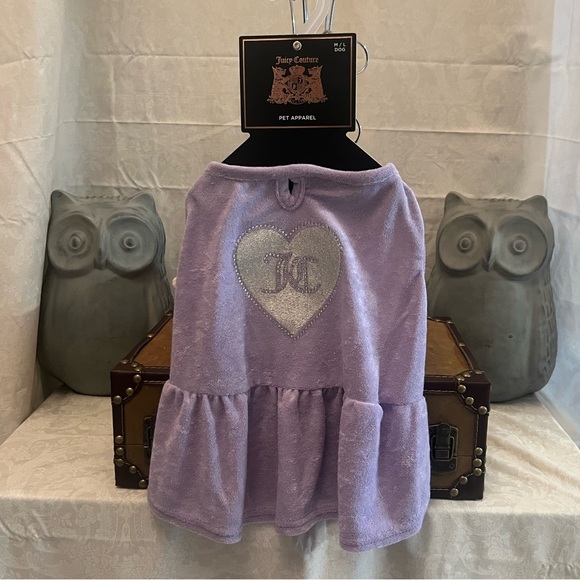 Juicy Couture Other - Juicy Couture Terry Dog Dress - Lavender (Medium/Large)